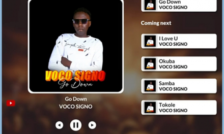 Voco Signo streams his latest music EP “Go Down”