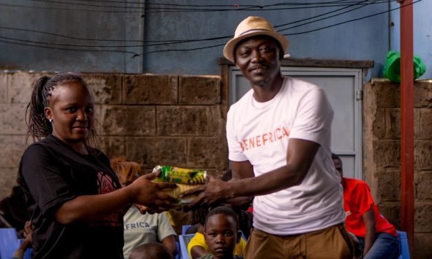US-Based Author Happy Ogunjimi & His Team Benefrica Visit Kibera Slums
