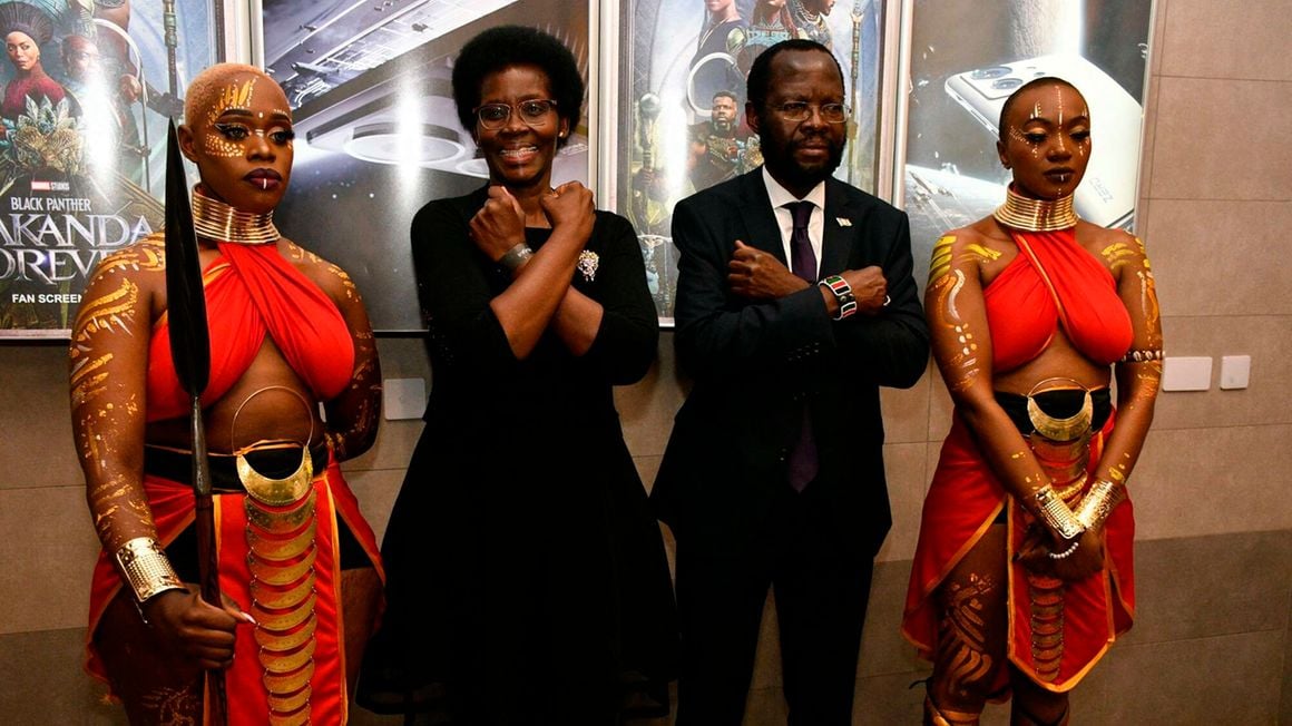 How Kenyan Celebrities Dressed Up for Black Panther Wakanda Forever Premier
